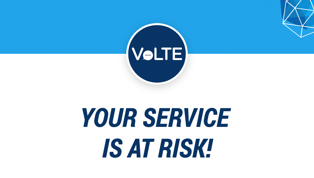 YOUR SERVICE IS AT RISK