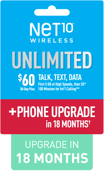 Unlimited $60 - Upgrade in 18 months